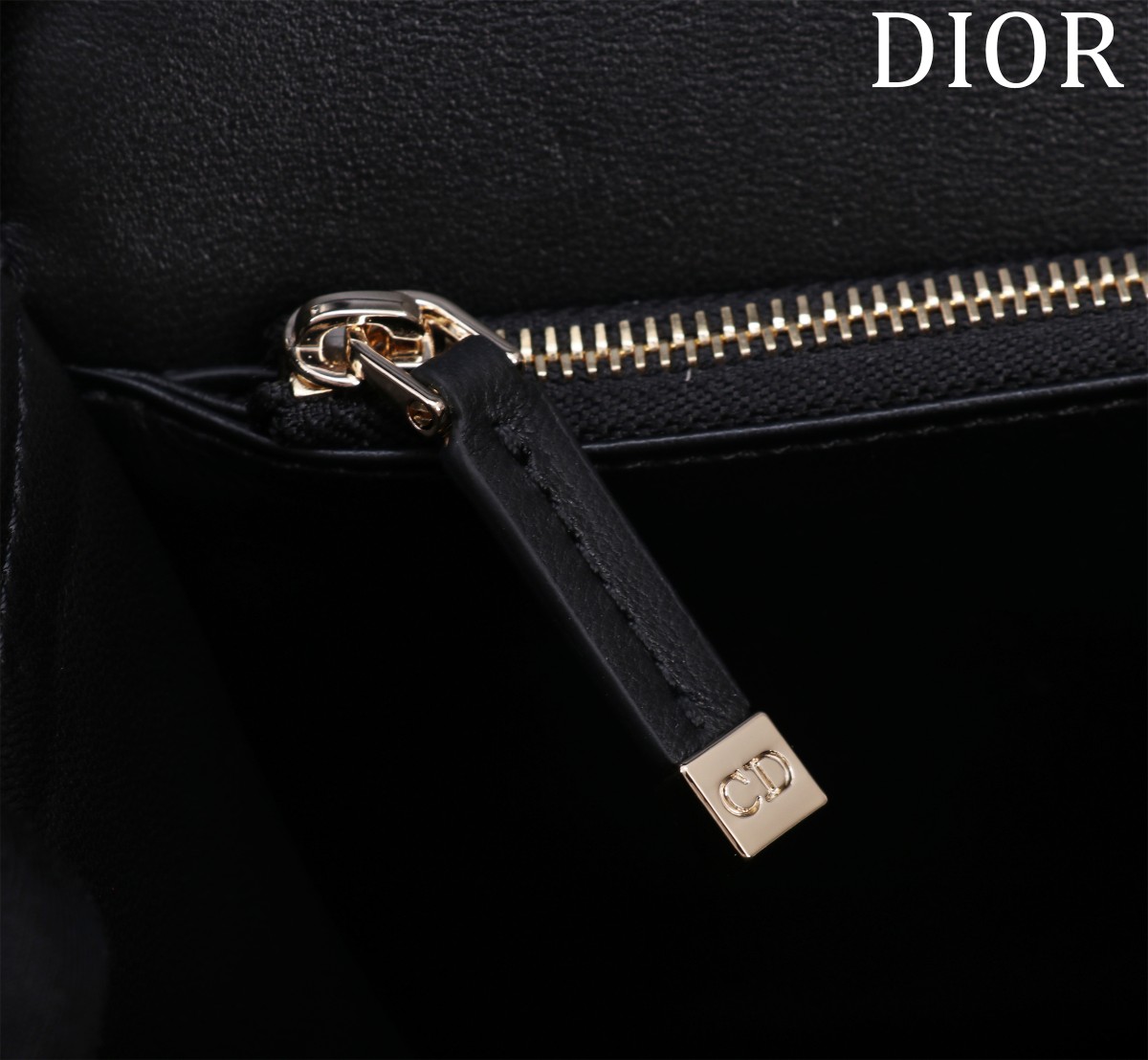 My Dior Top Handle Bag Black Cannage Lambskin